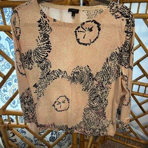 Talbots NWOT Pink & Black Sweater
